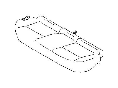 Infiniti 88320-3Y104 Trim Assembly-Rear Seat Cushion