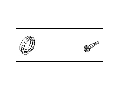 Infiniti 38100-8S114 Gear Set Final Drive