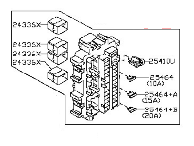 Infiniti 24350-1BA0A Block-Junction