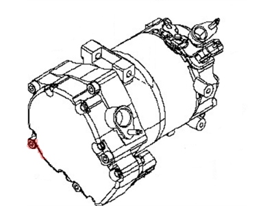 2012 Infiniti M35h A/C Compressor - 92600-1MG0A