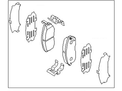 Infiniti 41080-2Y027 3ISC Brake Kit