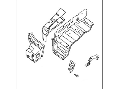 Infiniti 64100-7S030 Hoodledge Assy-RH