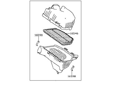 Infiniti 16500-3KY0A Air Cleaner