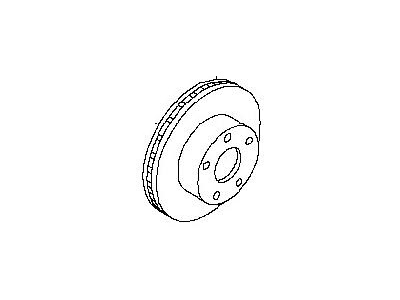 Infiniti 40206-JL00B Rotor-Disc Brake,Front