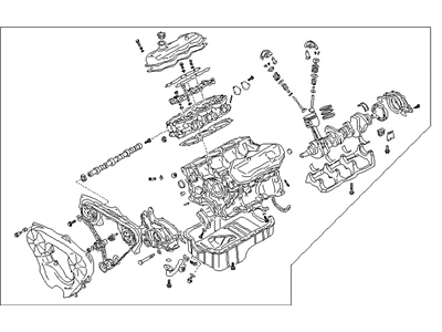 Infiniti 10102-5ZM0A Engine Assy-Bare