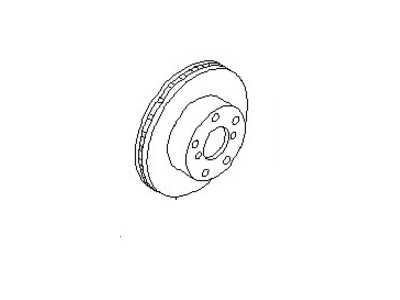 Infiniti 40206-AL500 Rotor-Disc Brake,Front