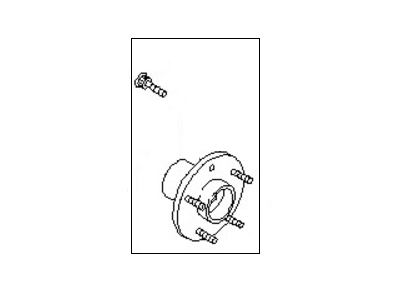 Infiniti 40202-2Y010 Road Wheel Hub Assembly, Front