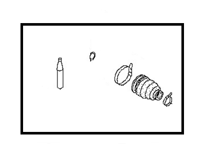 Infiniti 39241-10E86 Repair Kit-Dust Boot,Outer