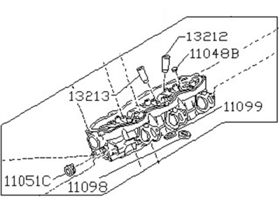 Infiniti 11041-85E00 Head Assy-Cylinder