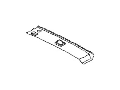 Infiniti 73966-ZQ00A Garnish Assy-Roof,Rear