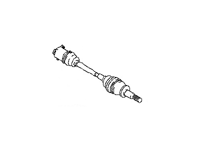 Infiniti 39601-AM600 Shaft Assembly-Rear Drive,L