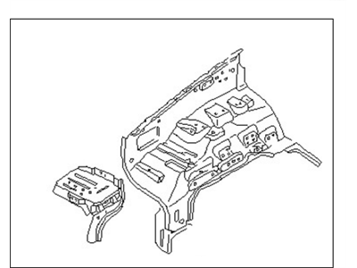 Infiniti 64100-4Y930 HOODLEDGE Assembly-R