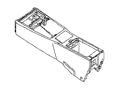 Infiniti 96911-40U20 Body-Console Black