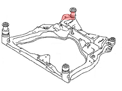 Infiniti 54400-3JA0C Member Complete-Front Suspension