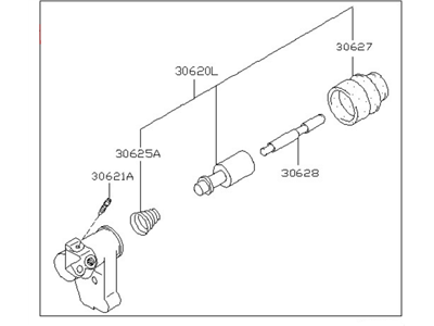 2002 Infiniti G20 Clutch Slave Cylinder - 30620-2J061