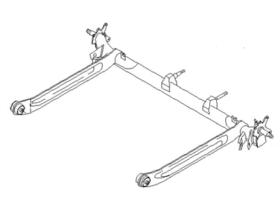 Infiniti 55501-2Y000 Beam Complete-Rear Suspension