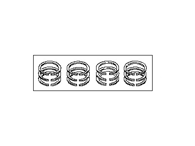 2013 Infiniti JX35 Piston Ring Set - 12035-JA10D