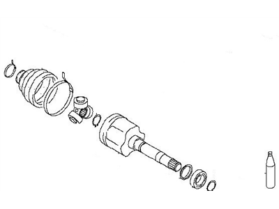 Infiniti G25 CV Boot - 39741-CG026