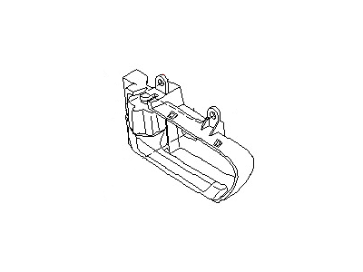 Infiniti 80671-CA002 Handle Assy-Door Inside,Lh