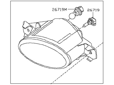 Infiniti QX60 Fog Light - 26150-9B91D