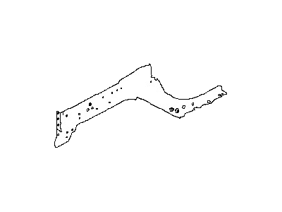 Infiniti 75130-0W000 Plate-Closing,Front Side Member RH