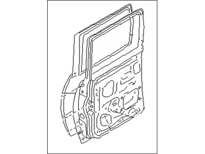 Infiniti H2101-40U30 Door Rear LH