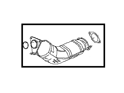 2008 Infiniti G37 Catalytic Converter - B08B3-1NC0A