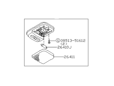 1998 Infiniti QX4 Dome Light - 26410-0M000