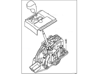 2004 Infiniti QX56 Automatic Transmission Shifter - 34901-7S000