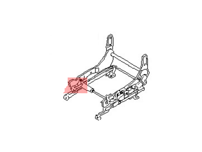 Infiniti 87451-ZE13B ADJUSTER Assembly Front Seat, LH