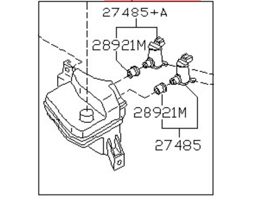 Infiniti Washer Reservoir - 28910-1W510