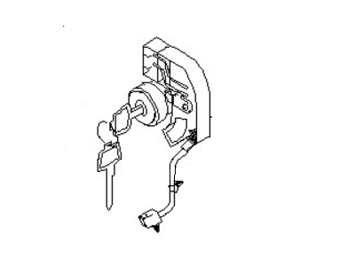 Infiniti H0601-41U11 Cylinder Door Lock_LH