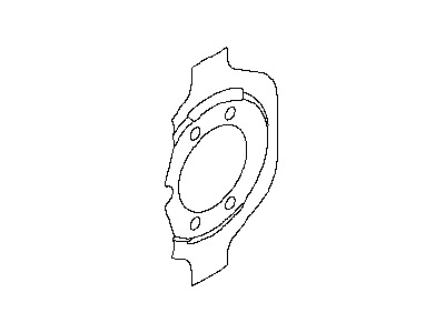Infiniti Brake Dust Shields - 41161-1EX1A