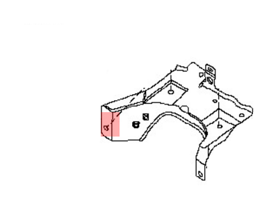 Infiniti 64160-9PJ0A Bracket-Battery Support