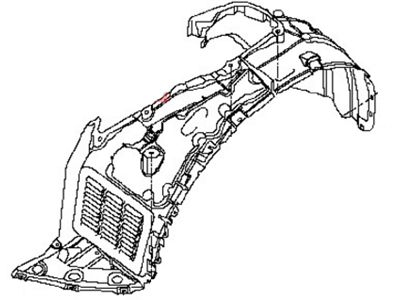 Infiniti QX60 Wheelhouse - 63840-3JV0A