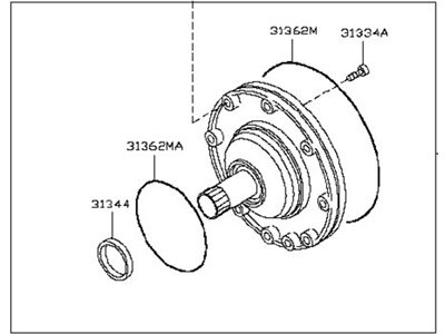 2004 Infiniti FX45 Oil Pump - 31340-90X02