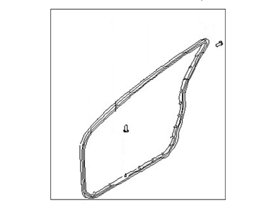 1997 Infiniti I30 Weather Strip - 80831-40U01