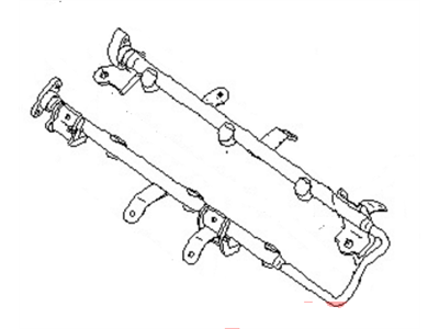 Infiniti QX4 Fuel Rail - 17521-CR800