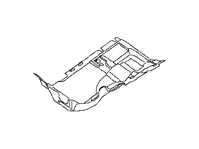Infiniti 74902-ZS30A Front Floor Carpet 74902-ZS30A Infiniti Front Floor Carpet Illustration 1 of 1