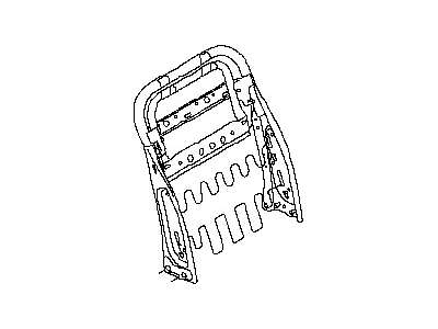 Infiniti 87601-2L400 Frame Assembly-Front Seat Back