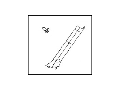 Infiniti 76912-42U00 Garnish Assy-Front Pillar,LH
