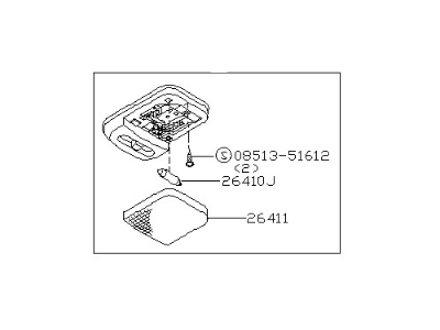 Infiniti QX4 Dome Light - 26410-2W602