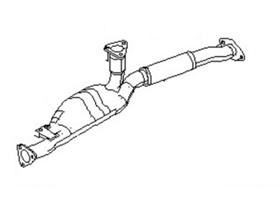 Infiniti 20020-4L800 Front Exhaust Tube Assembly