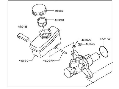 Infiniti D6010-JK02A Cylinder Assy-Brake Master