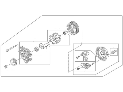 Infiniti 23100-AM610 Alternator Assembly