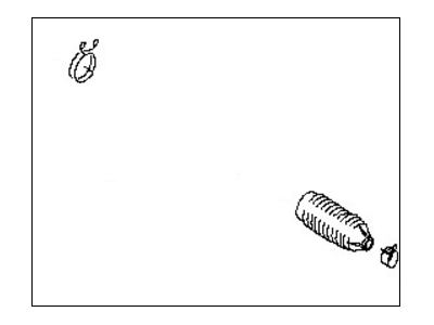 Infiniti 48203-7S025 Boot Kit-Power Steering Gear
