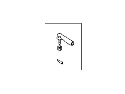 Infiniti 48640-7S025 Socket Kit-Tie Rod,Outer RH