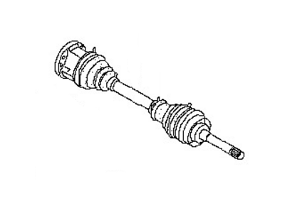 Infiniti 39100-58G60 Shaft Assembly-Front Drive R