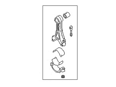 Infiniti 12100-60J00 Rod Complete-Connecting