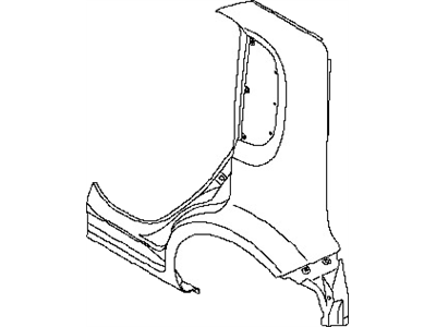 2007 Infiniti QX56 Fender - G8101-ZQ0MA